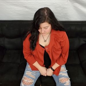 Burnt Orange Cardigan